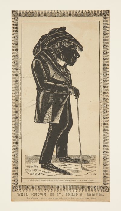 Ritratto di un personaggio di Bristol, John Baggridge, di St. Philip