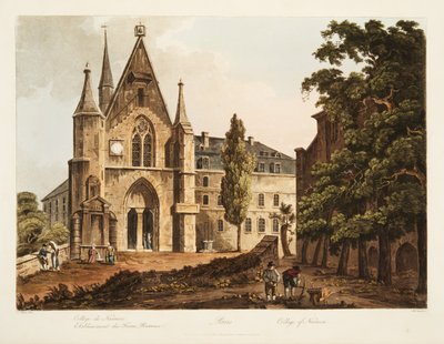 Collegio di Navarra da John Claude Nattes