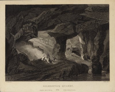 Cava di Gilmerton da John Claude Nattes