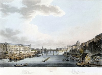 Parigi: Pont Neuf da John Claude Nattes