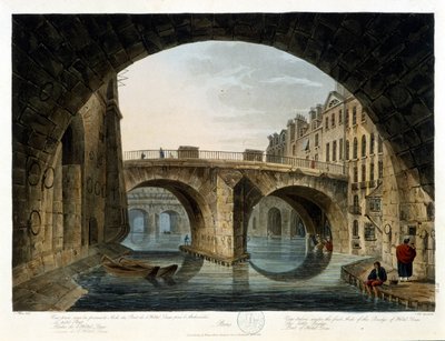 Parigi: il piccolo ponte - in “Paris vu par J.C. Mats”, ed. Miller, Londra da John Claude Nattes