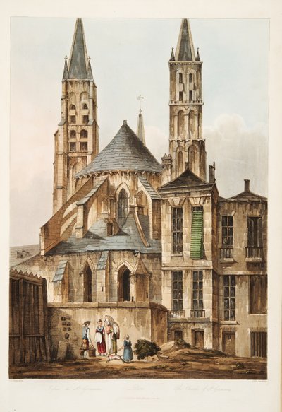 La Chiesa di St. Germains da John Claude Nattes