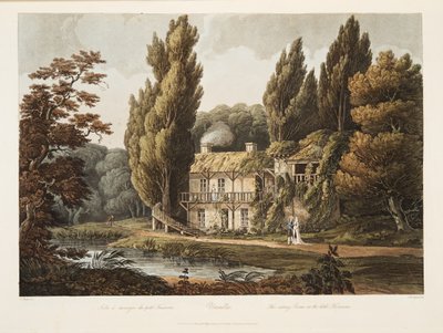 Versailles, La Sala da Pranzo al Piccolo Trianon da John Claude Nattes