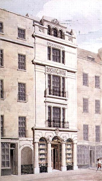 Rundell, Bridge e Rundell, 32 Ludgate Hill, 1826 da John Clement Meade