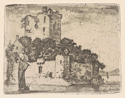 Castello di Loch Orr da John Clerk, of Eldin