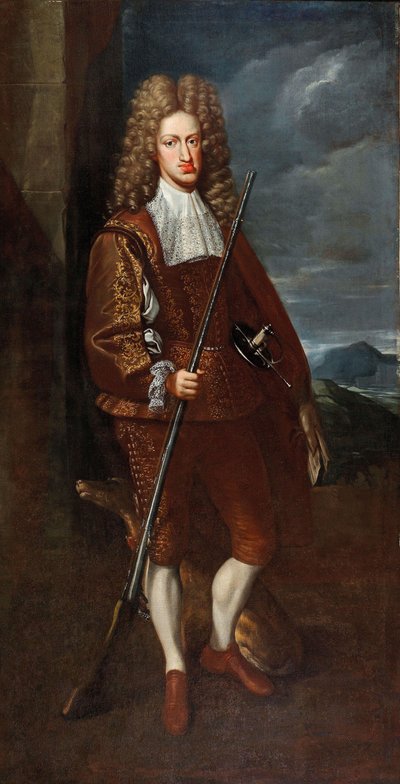 Ritratto di Carlo II di Spagna in costume da caccia, 1699 da John Closterman