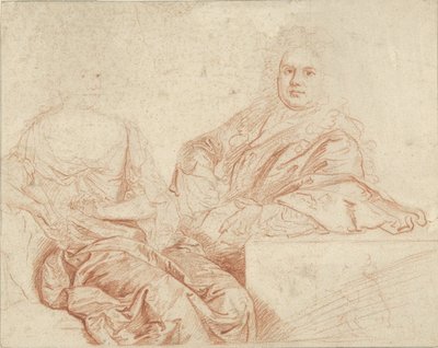 Ritratto di Grinling Gibbons e sua moglie da John Closterman