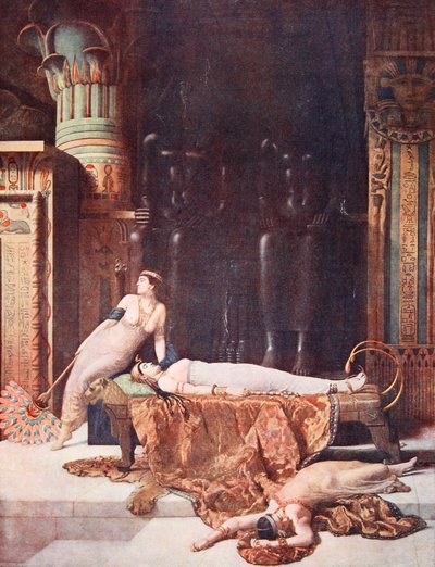 La morte di Cleopatra, illustrazione da 