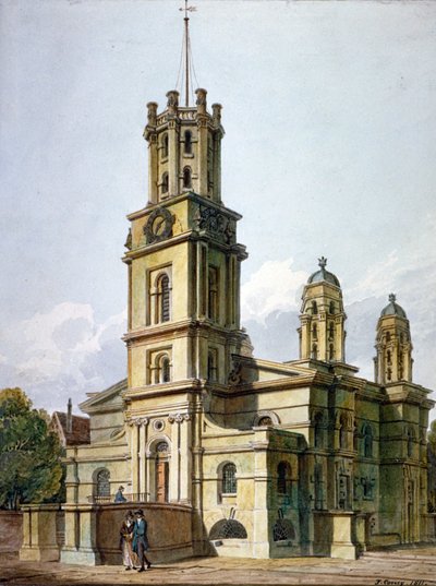 Chiesa di San Giorgio in the East, Stepney, Londra da John Coney