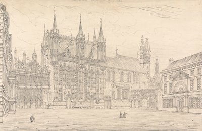 Hotel de Ville, Bruges da John Coney