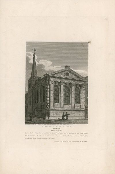 San Michele, Wood Street, Londra da John Coney