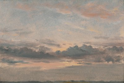 Studio di una nuvola, tramonto da John Constable
