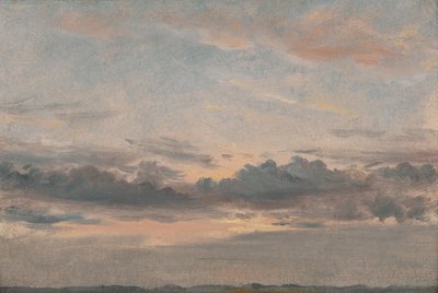 Studio di nuvole, tramonto da John Constable