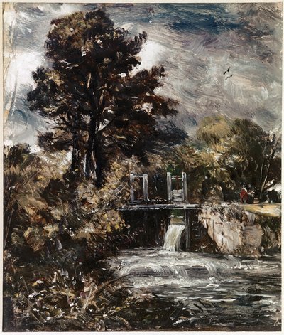 Una chiusa, forse sullo Stour da John Constable