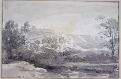 Veduta nel Derbyshire da John Constable