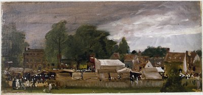Una fiera di paese, probabilmente a East Bergholt da John Constable