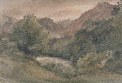 Borrowdale, sera dopo una bella giornata, 1 ottobre da John Constable