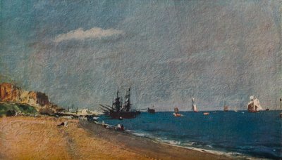 Spiaggia di Brighton, con Colliers, 1824 da John Constable