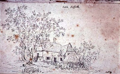 Cottage a Caple, Suffolk da John Constable