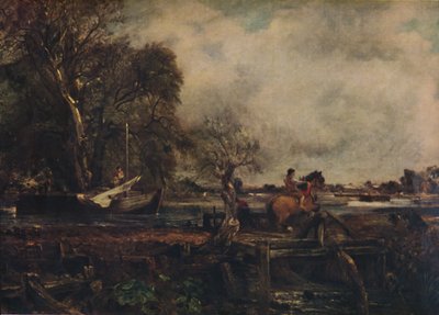 Dedham Lock, o Il cavallo che salta, 1825 da John Constable