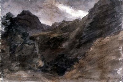 Eagle Crag, Borrowdale, 1806 da John Constable