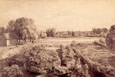 East Bergholt - Vista sul Giardino della Casa di Golding Constable da John Constable