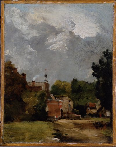 Chiesa di East Bergholt da Church Street da John Constable