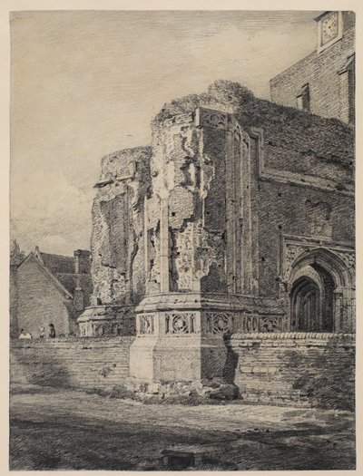 Chiesa di East Bergholt, dal sud-ovest, c.1815-17 da John Constable