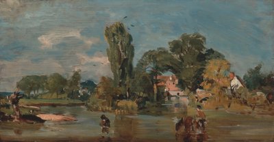 Mulino di Flatford, tra il 1810 e il 1811 da John Constable