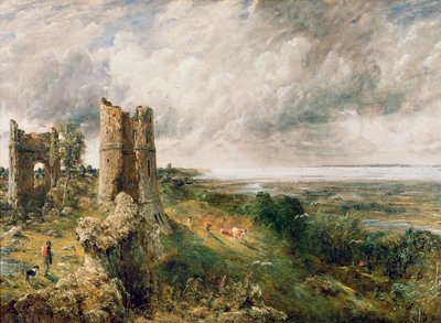 Castello di Hadleigh, 1829 da John Constable
