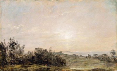 Hampstead Heath, guardando verso Harrow, 1821-22 da John Constable