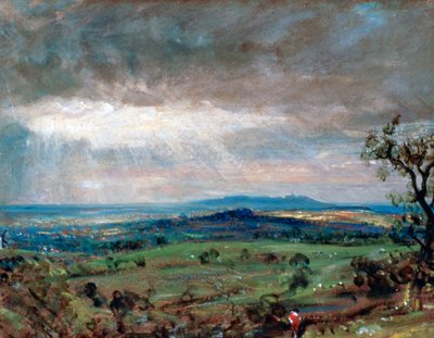 Hampstead Heath con Harrow in Distanza da John Constable