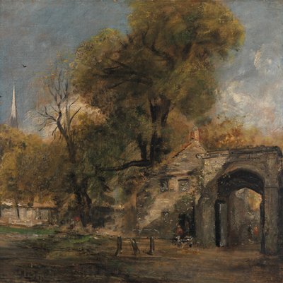 Harnham Gate, Salisbury, tra il 1820 e il 1821 da John Constable