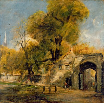 Porta di Harnham, Salisbury, c.1820-21 da John Constable