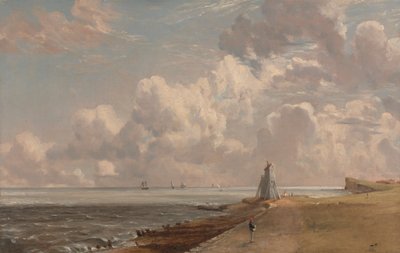 Harwich: Il faro basso e Beacon Hill da John Constable