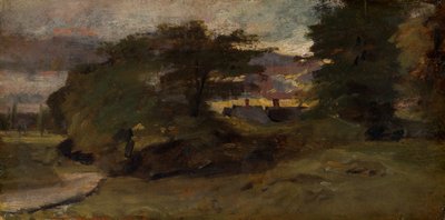 Paesaggio con cottage da John Constable