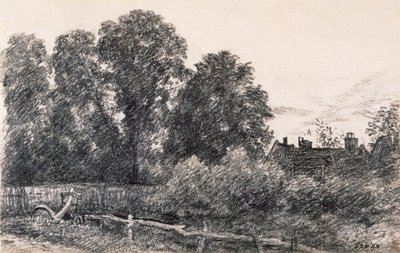Paesaggio con Olmi e una Casa da John Constable