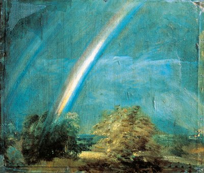 Paesaggio con doppio arcobaleno da John Constable