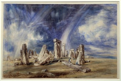 Sito preistorico di Stonehenge (Inghilterra). Dipinto di John Constable da John Constable