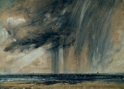Tempesta di pioggia sul mare da John Constable