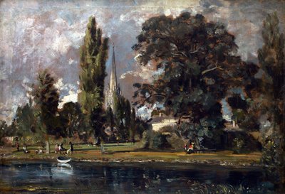 Cattedrale di Salisbury e Leadenhall dal fiume Avon da John Constable