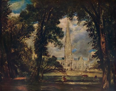 Cattedrale di Salisbury, c1823 da John Constable