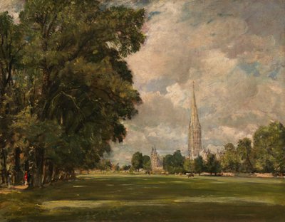 Cattedrale di Salisbury da Lower Marsh Close da John Constable