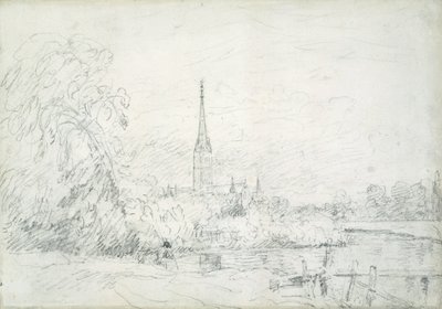 Cattedrale di Salisbury dal nord-ovest, 1829 da John Constable