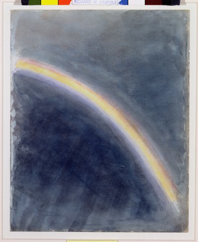 Studio del cielo con arcobaleno, 1827 da John Constable