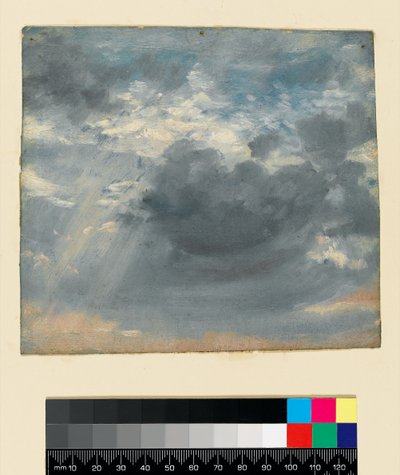 Studio del Cielo con un Raggio di Sole, c.1822 da John Constable