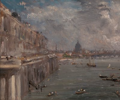 Terrazza di Somerset House dal Ponte di Waterloo da John Constable