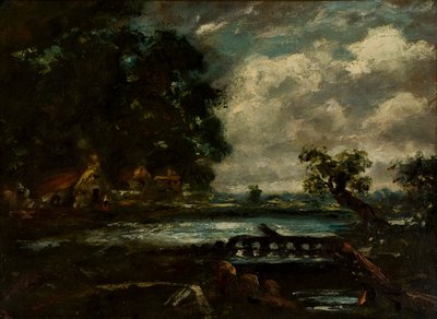 Studio per "Il cavallo che salta" (Vista sullo Stour) da John Constable