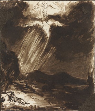 Studio del Sogno di Giacobbe, dopo Aert de Gelder da John Constable