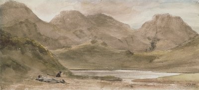 Sty Head Tarn, 12 ottobre 1800 da John Constable